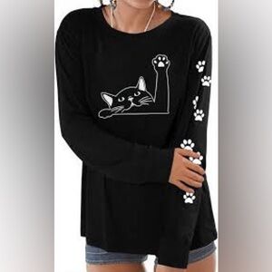 Cat Shirt Long Sleeve